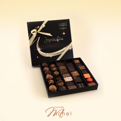 Coffret joyeuses fêtes- chocolats assortis - 340g