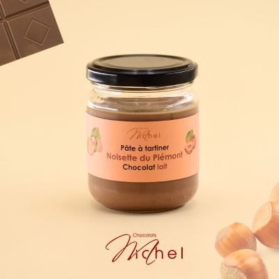 Pâte à tartiner Noisette du Piémont Chocolat Lait- 200g