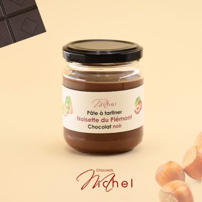 Pâte à tartiner Noisette du Piémont Chocolat Noir - 200g