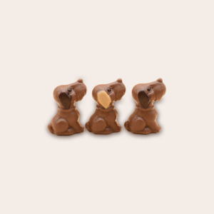 3 petits chiens chocolat lait