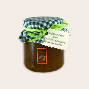 Confiture extra de kiwis et fruits de la passion