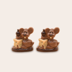 2 souris chocolat lait