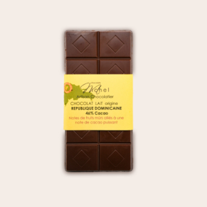 Tablette chocolat lait pure origine RÉPUBLIQUE DOMINICAINE 46%