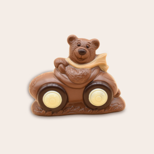 Voiture ourson chocolat lait