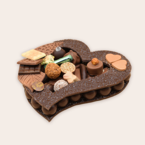 Création coffret cœur noir