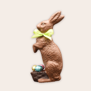 Lapin avec corbeille - chocolat lait