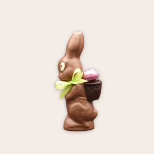 Lapin avec hotte - chocolat lait