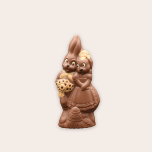 Couple lapin - chocolat lait