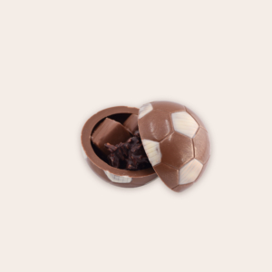 Création ballon de foot - chocolat lait