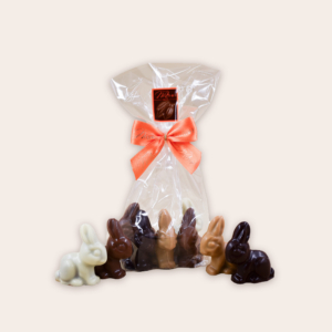 5 lapins fourrés praliné